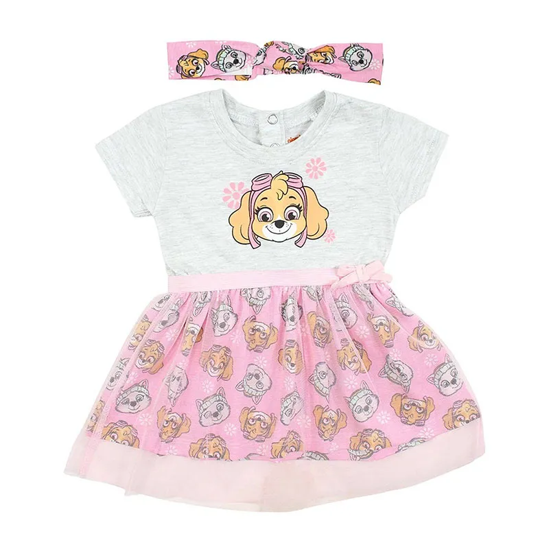 Robe Tulle bebe Paw Patrol - Rose-0