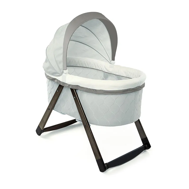 Berceau Pliable en Bois Carrington - 96,5x53,3x104cm-0