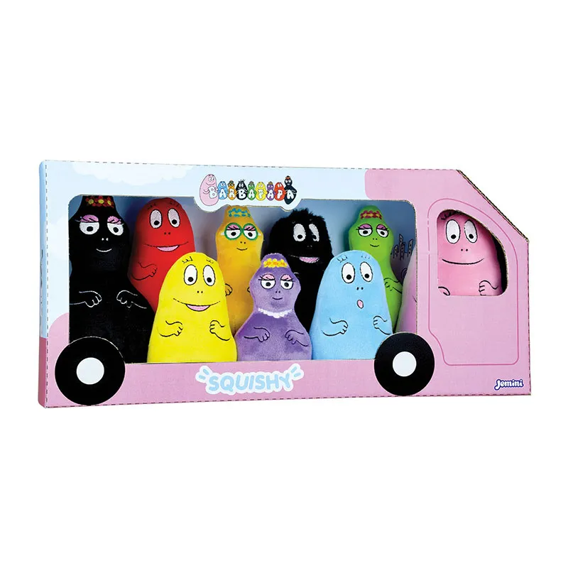 9 Peluches 15cm Barbapapa Famille - 0m+-1