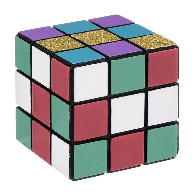 Cube déco coloré - 9x9x9cm-0