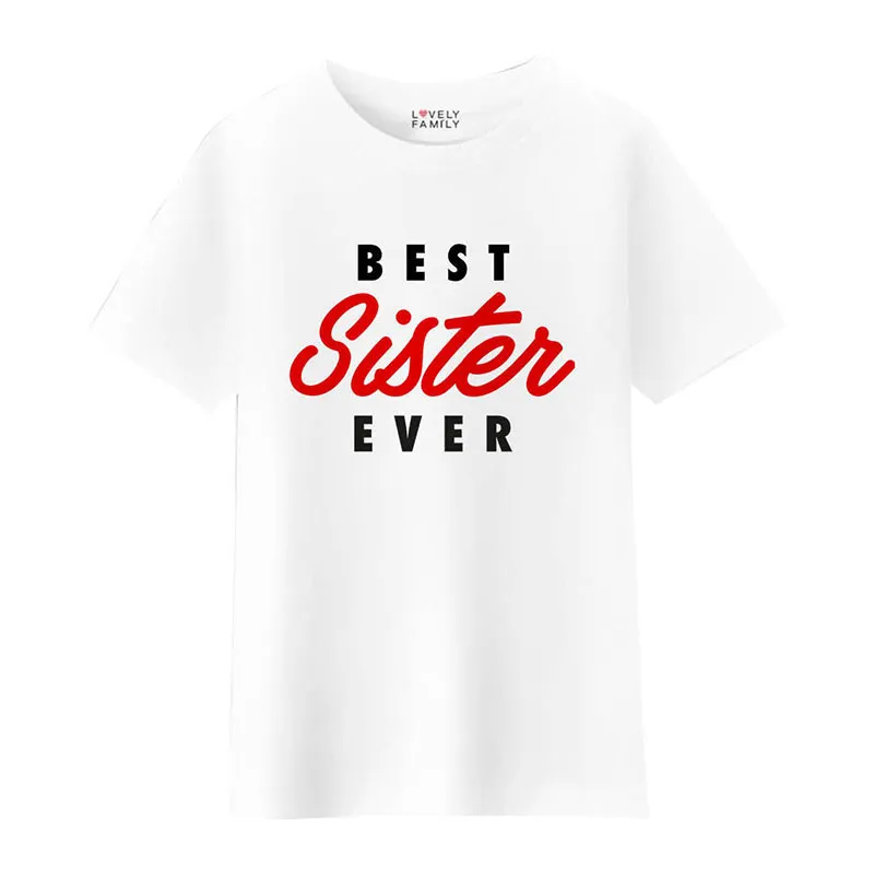 T-shirt Enfant Best sister ever BIO - Blanc-0