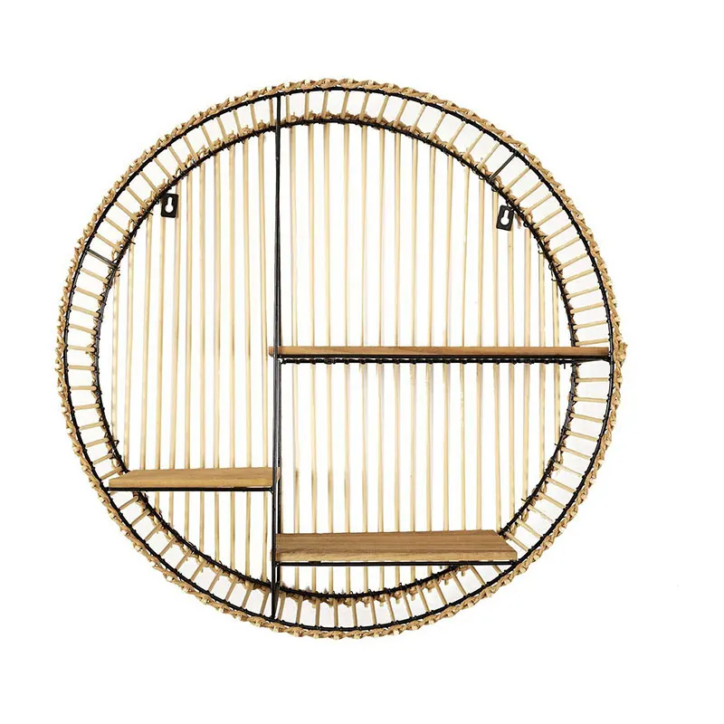 Étagère Ronde Java Rotin - 53x12cm-0