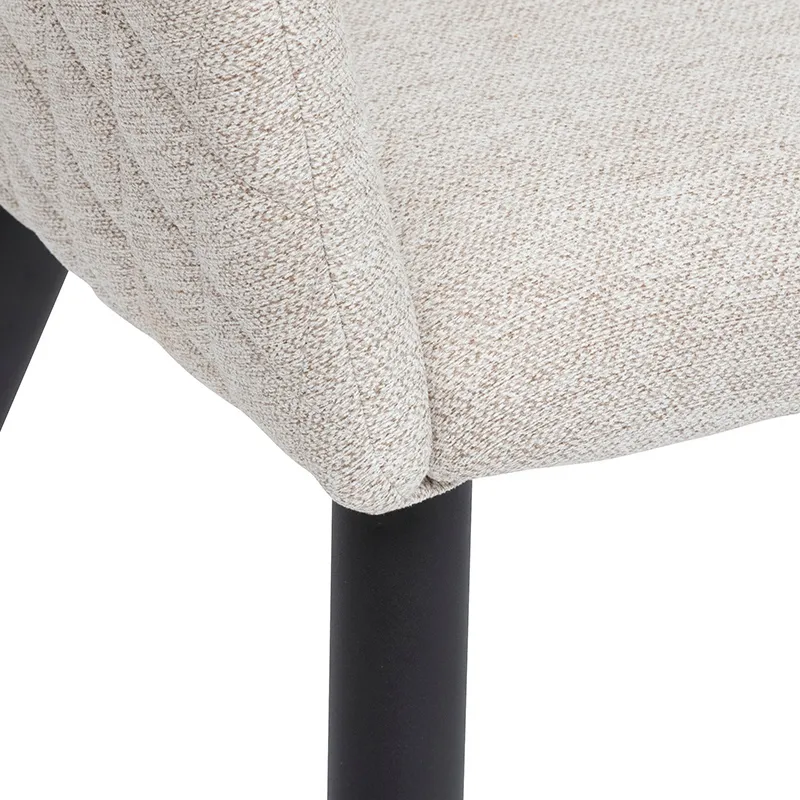 Fauteuil diner Marlo Beige - 55x55x76cm-1