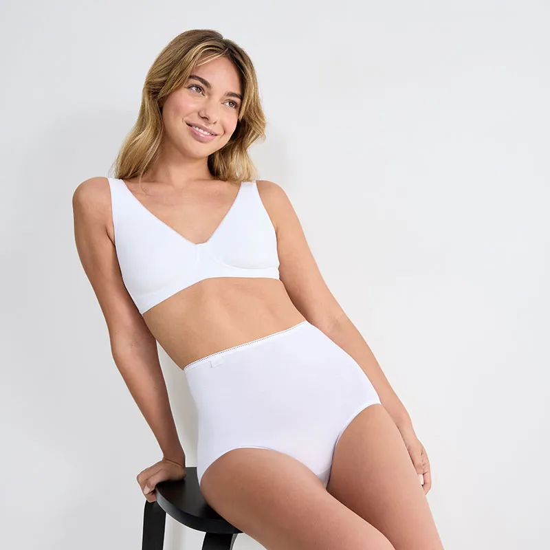 3 Culottes Maxi Sloggi 24/7 - Blanc-2