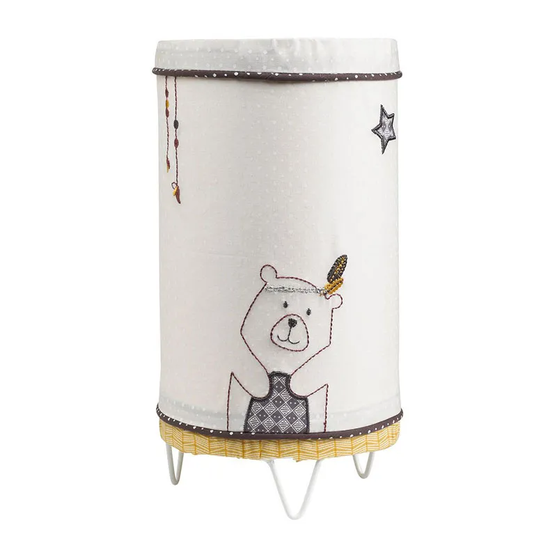 Luminaire Timouki Blanc/Beige - 15x25,5cm-0