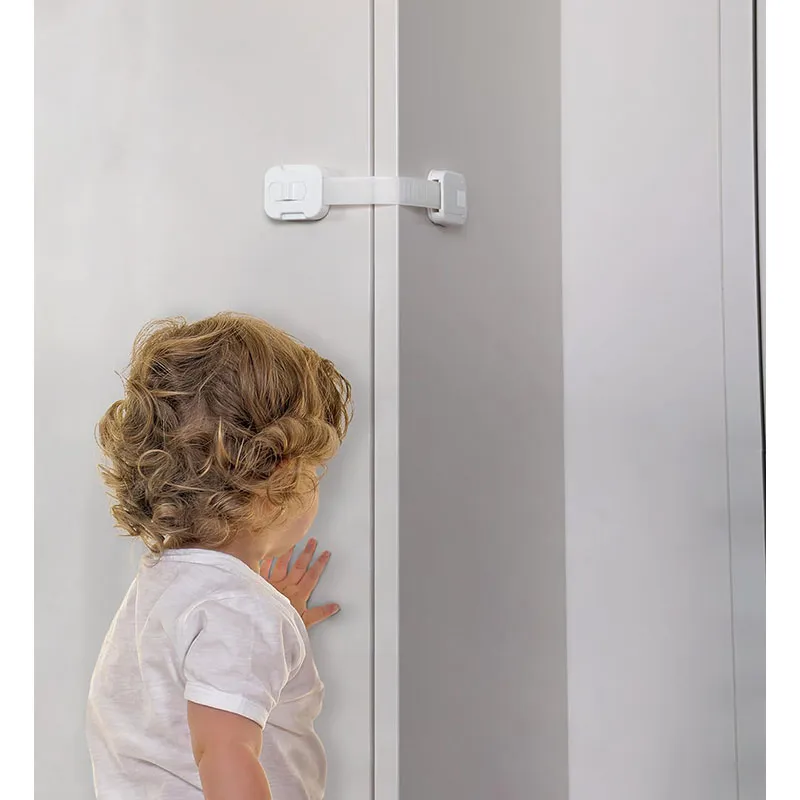 Serrures pour placard Blanc - 2pcs-6