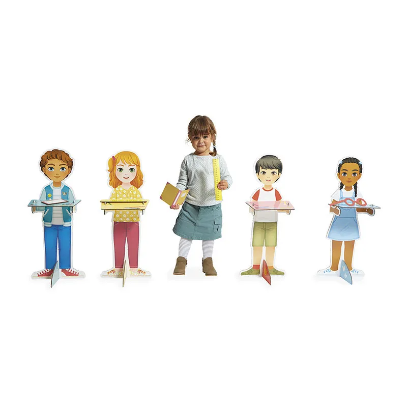 Jeu d'imitation Un jour à l'école - 36m+-2