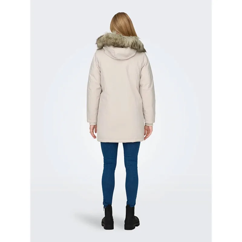 Parka de grossesse Newkaty - Écru Moonbeam-8