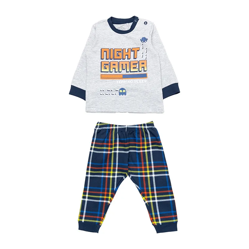 Pyjama ML Gamer - Gris/Bleu - CHICCO-0