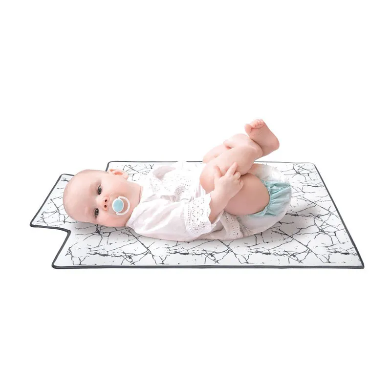 Tapis à langer - Motif Marbre-2