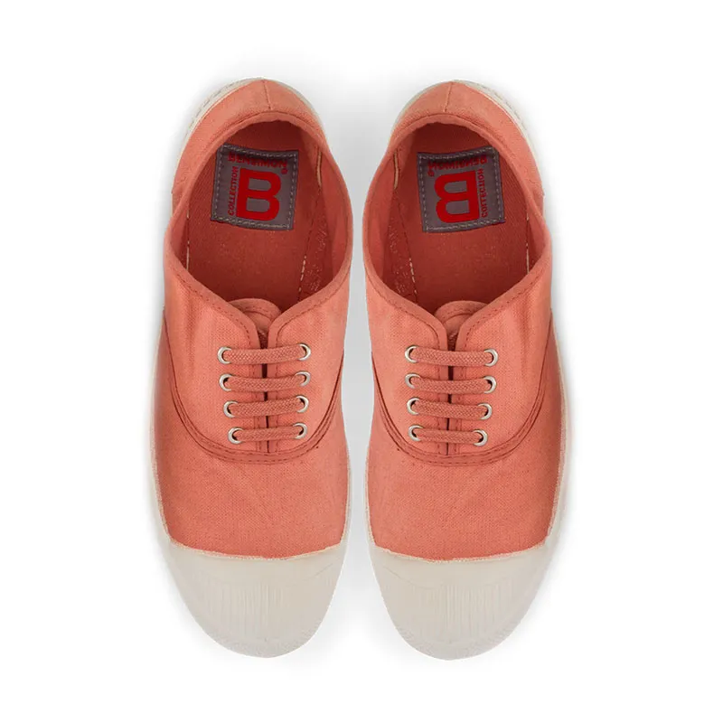 Tennis à lacets Femme - Rose-0