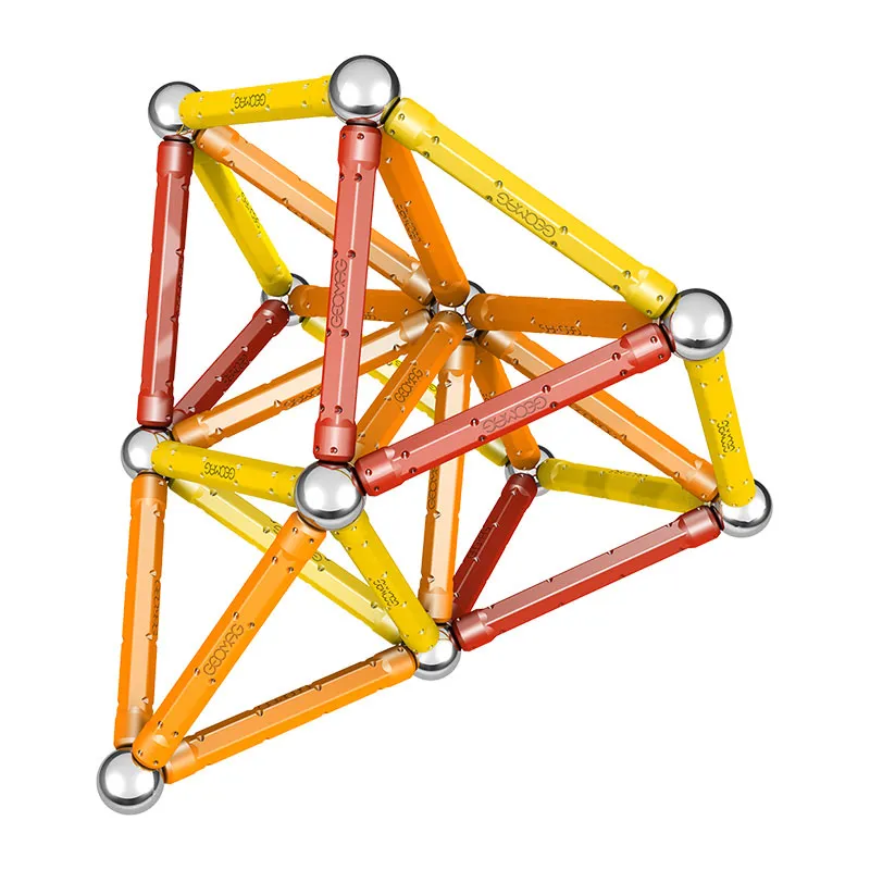 Jeu de construction magnét. Color 64pcs - 3+-1