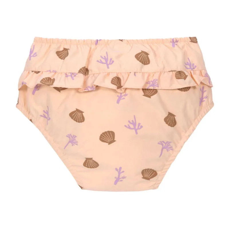 Maillot-couche anti-UV Corail Rose pêche - Lassig-1