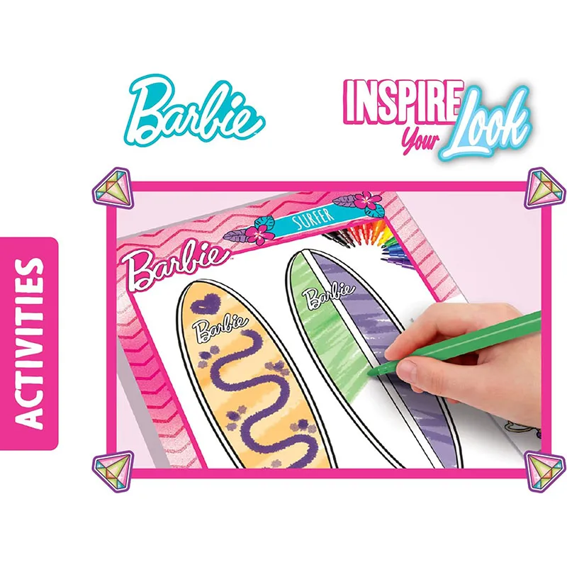 Carnet de dessin Barbie - 5+-4