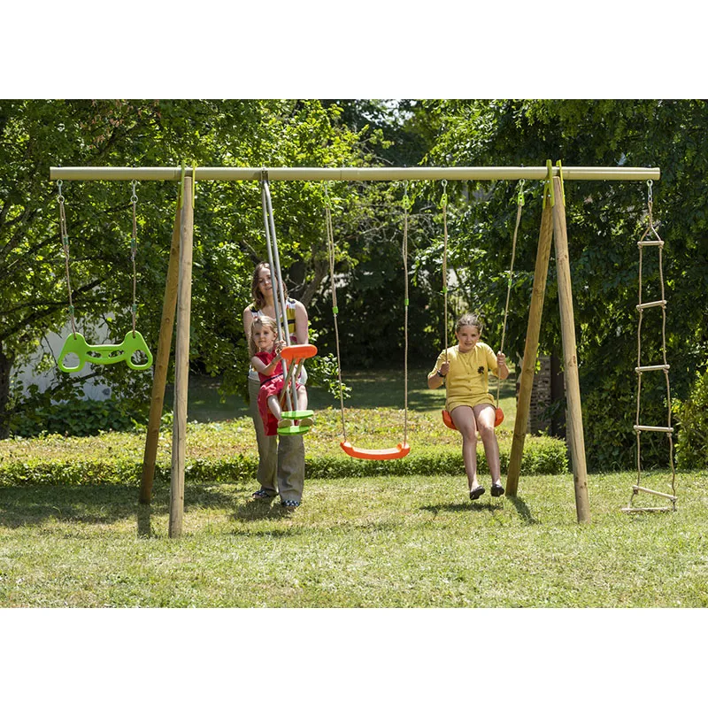 Portique en bois & métal Luana 2,30m - 9m+-1