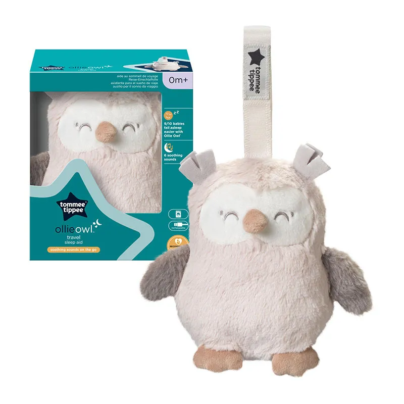 Mini peluche musicale nomade - Ollie la Chouette-2