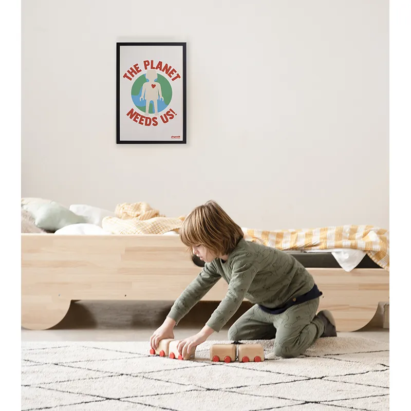 Cadre Moulure Playmobil The Planet Needs Us - 40x30cm-1