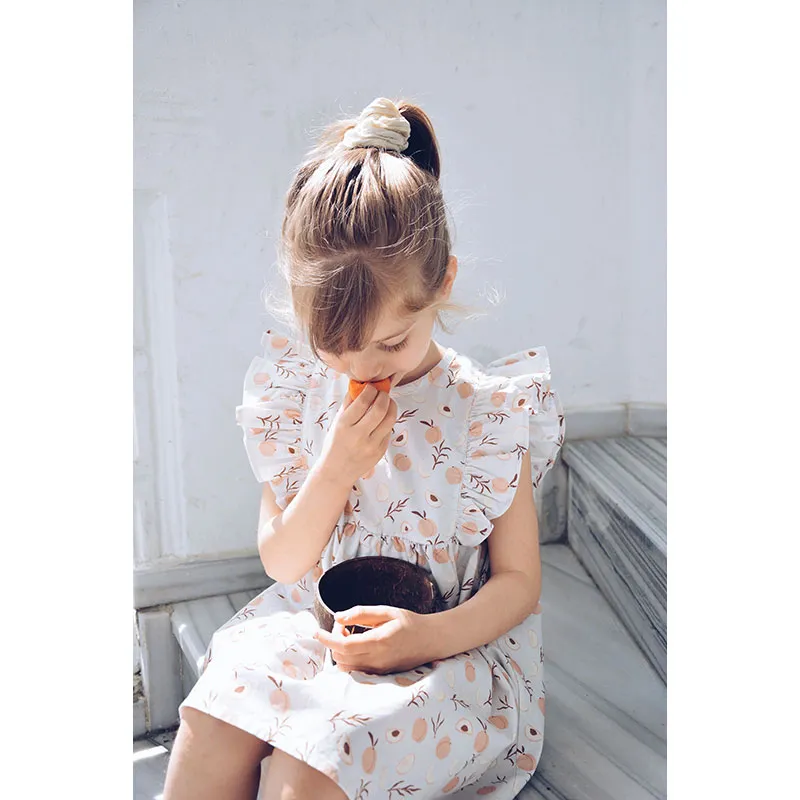 Robe SM Pêche Dina - Bleu-2