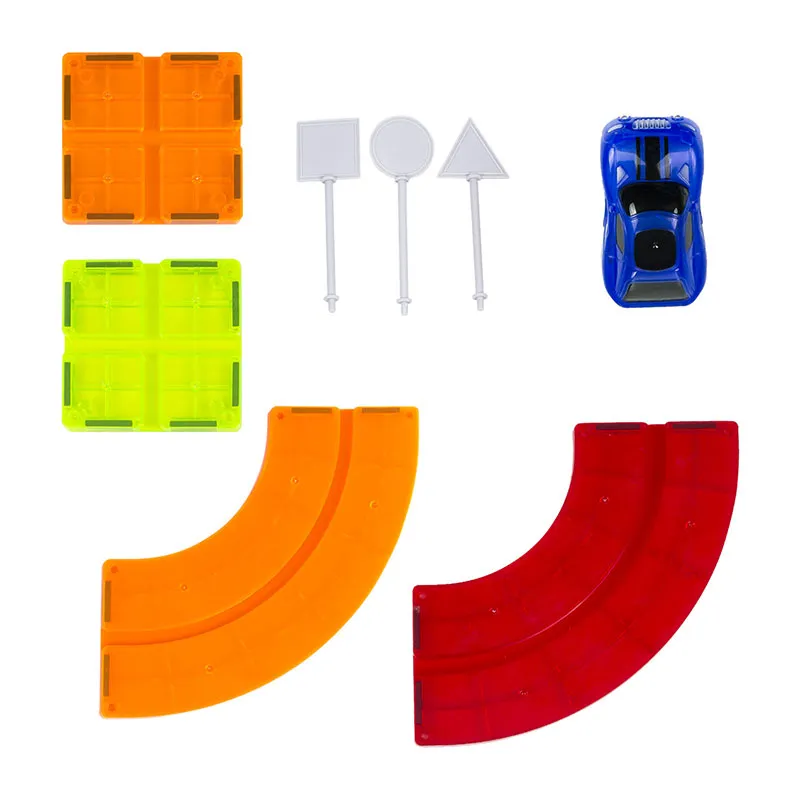 Mini circuit magnét. pour voitures - 36m+-3