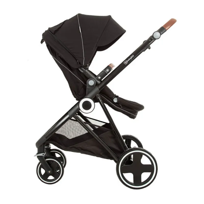 Trio Poussette transformable + Coque Gr.0+ Halime Anthracite/Noir - 0m+-2