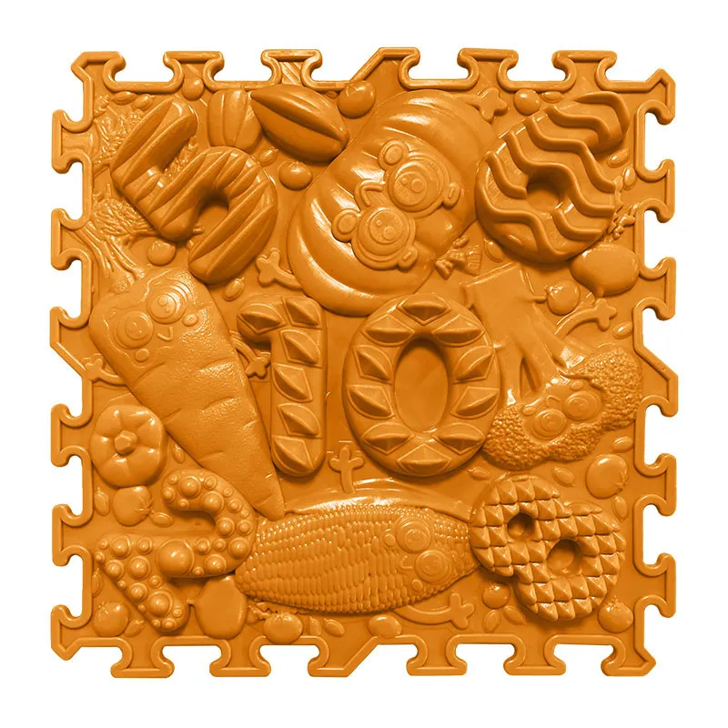 Tapis puzzle orthopédique École de la forêt 4pcs - 24m+-2