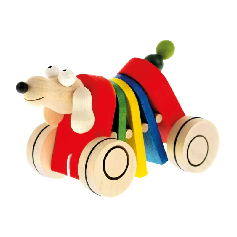 Chien Multicolore à tirer - 36m+-0