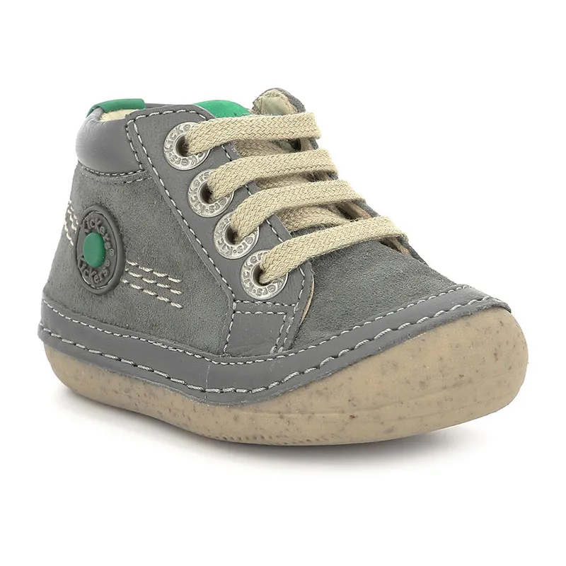 Botillons zip/lacets Sonistreet - Gris-0