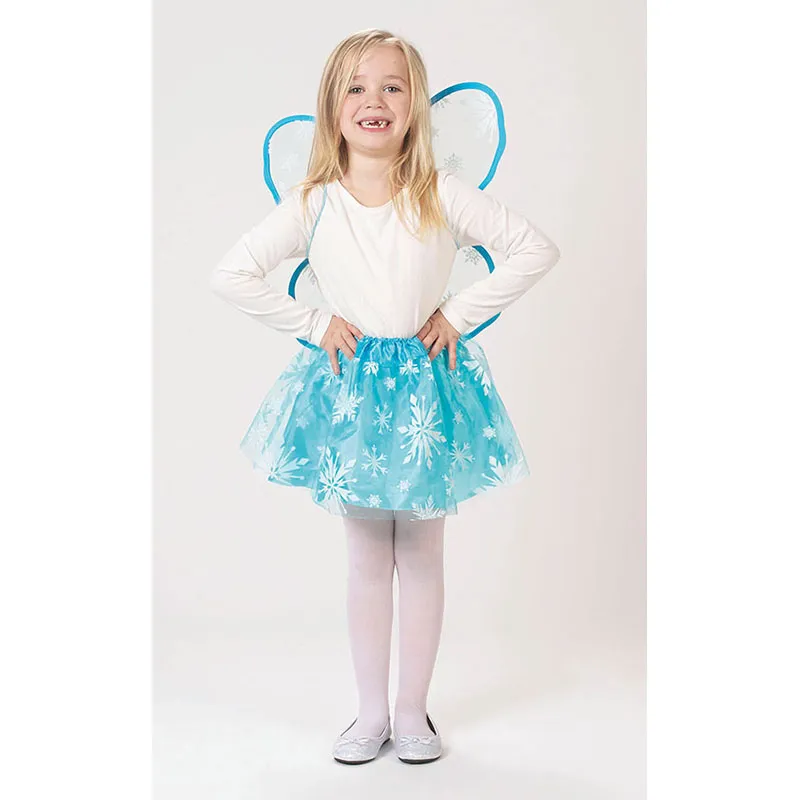 Déguisement Fée des neiges Tutu + Ailes - 3-5+-1