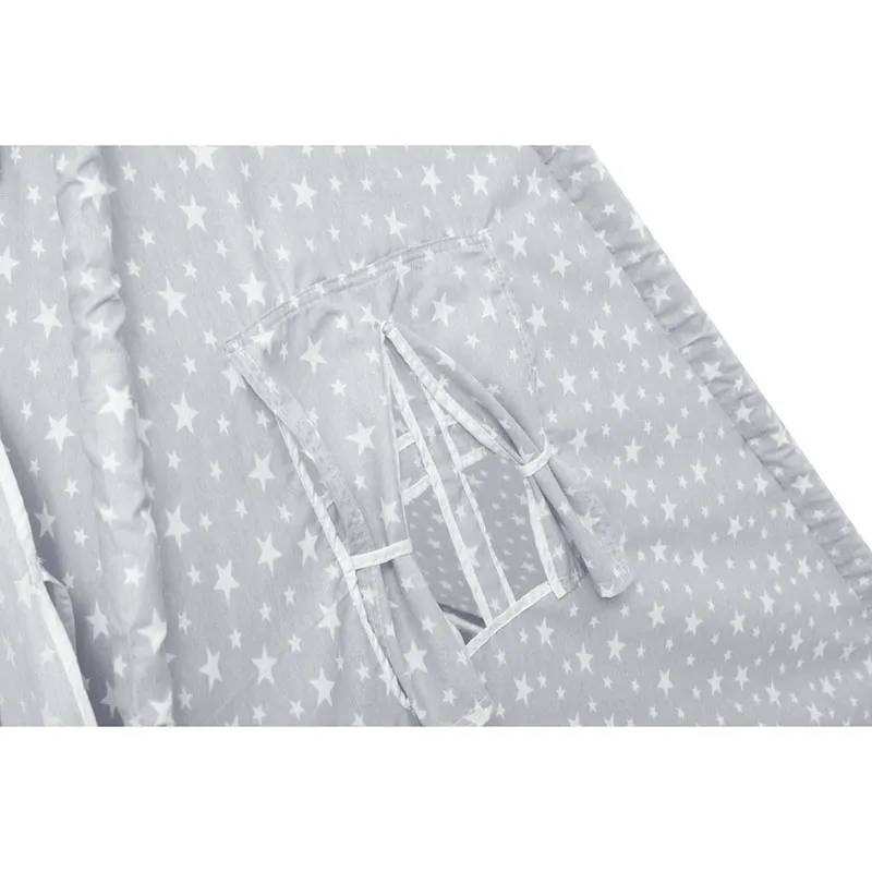 Tipi Étoile Gris - 110x140cm-6