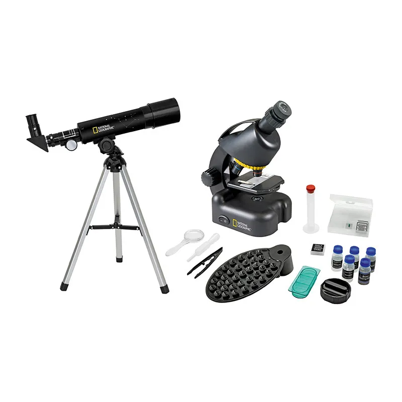Kit Télescope + Microscope Noir - 8+-1