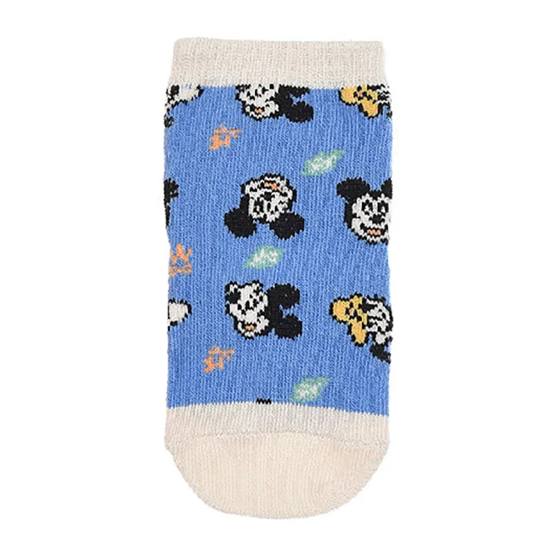 3 Paires de Chaussettes Mickey - Bleu/Orange-2