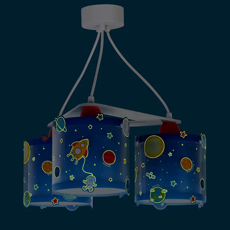 Lustres 3 Lumières Système solaire - 39x39x15cm-2