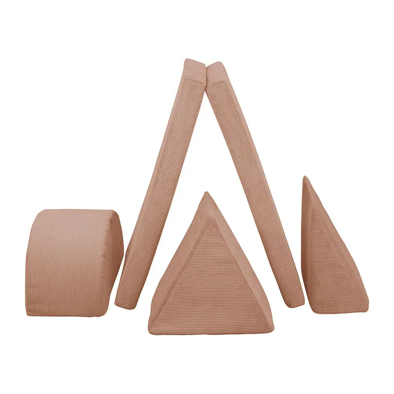 Triangle Montessori en mousse Rose - 25x39x33cm-2