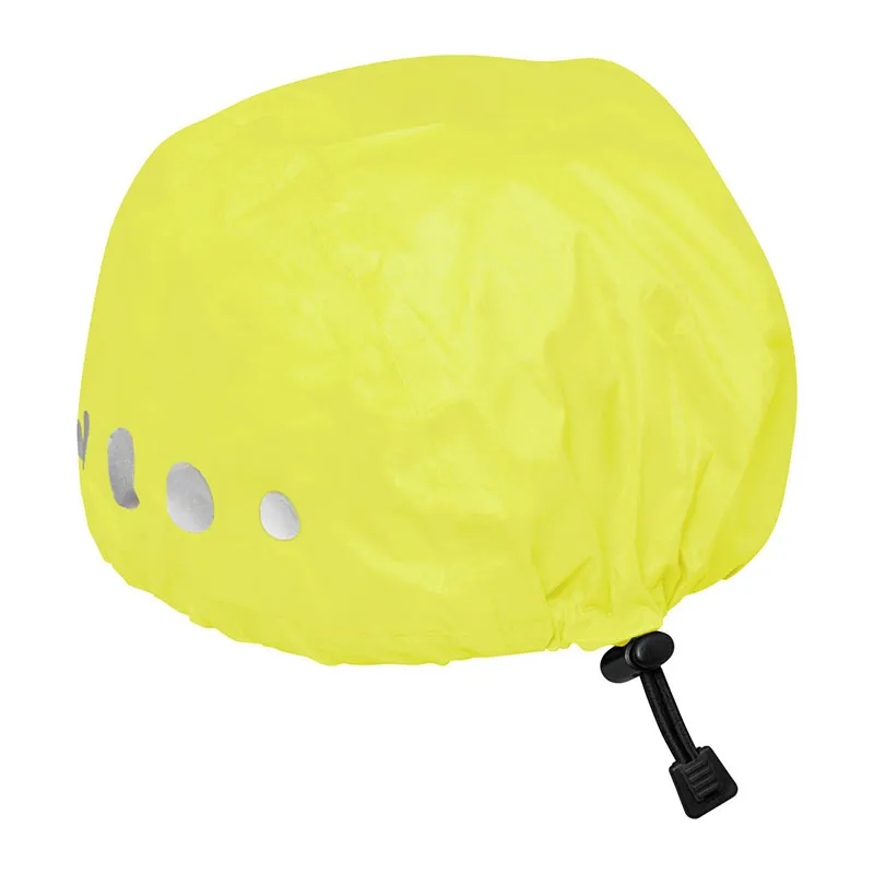 Protège casque imperméable - Jaune fluo-2