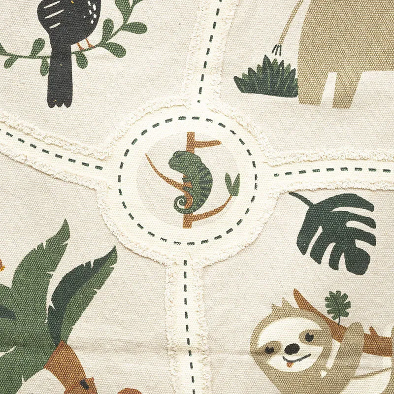 Tapis rectangulaire Jungle - 100x150cm-2