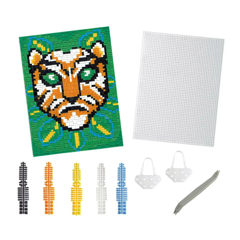 Kit créatif Pixel art - Tigre-0