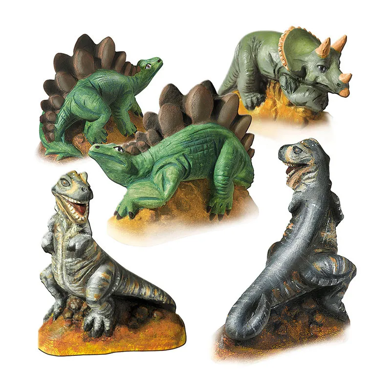 Moulage & peinture Dinosaures - 5+-2