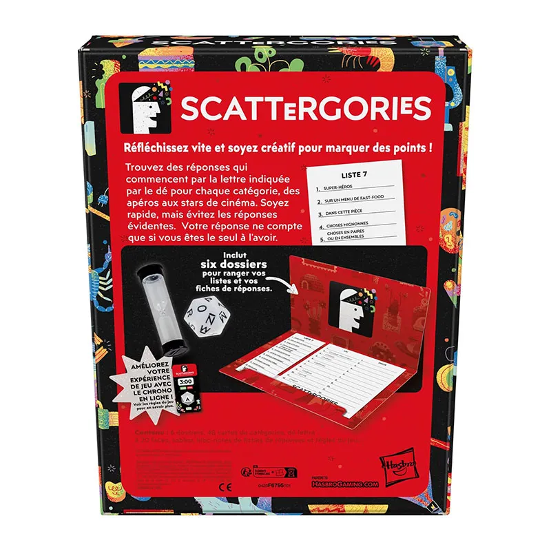 Jeu Scattergories classique - 13+-4