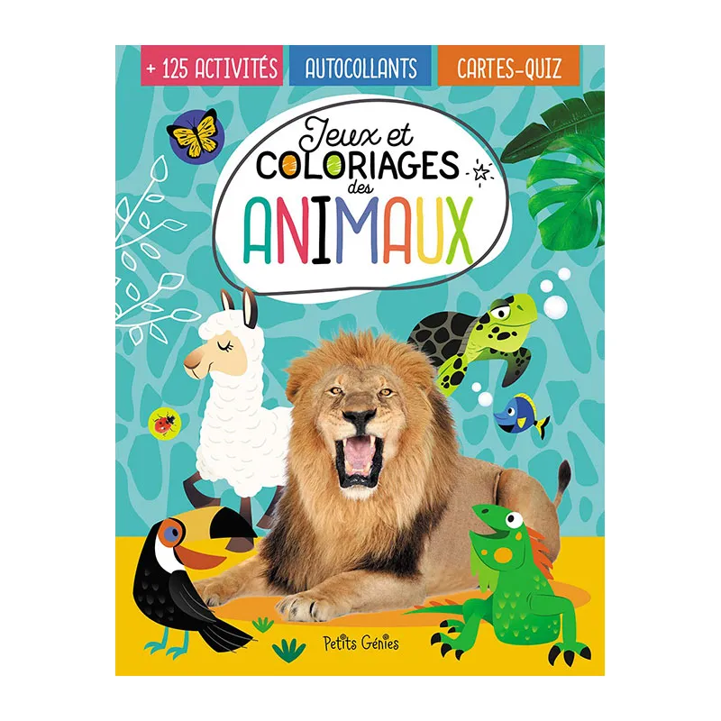 Jeux et coloriage des Animaux - 3+-0