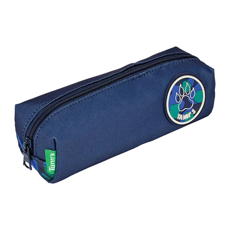 Trousse Simple Camo Léon - Bleu-0
