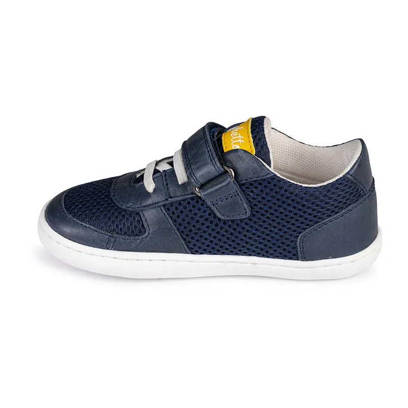 Basket de sport Barefoot Souple - Marine-1