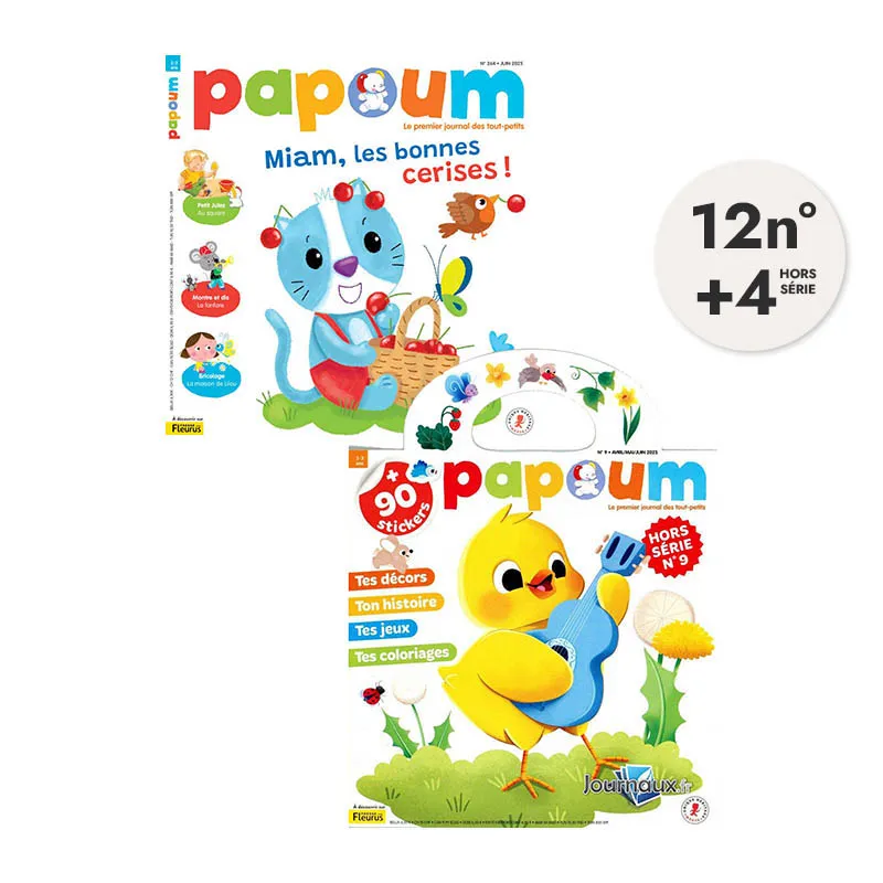 Abo.1an Papoum + 4 HS 16n°- 1-3+-0