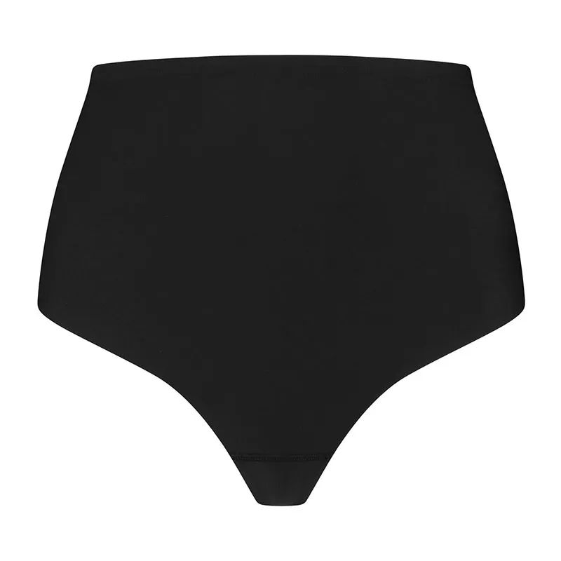 String taille mi-haute Gainant - Noir-1
