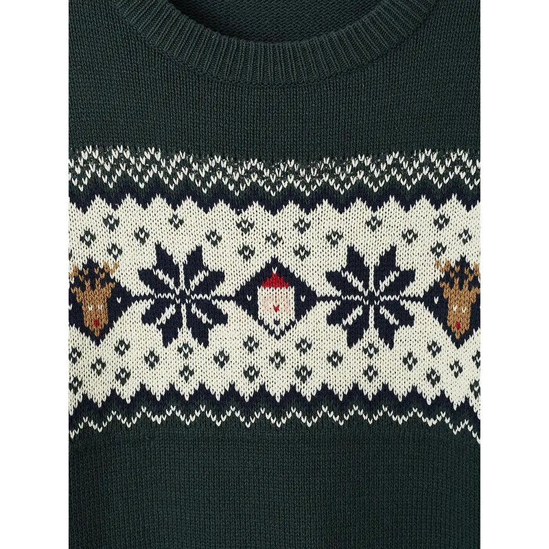 Pull Noël - Vert-2