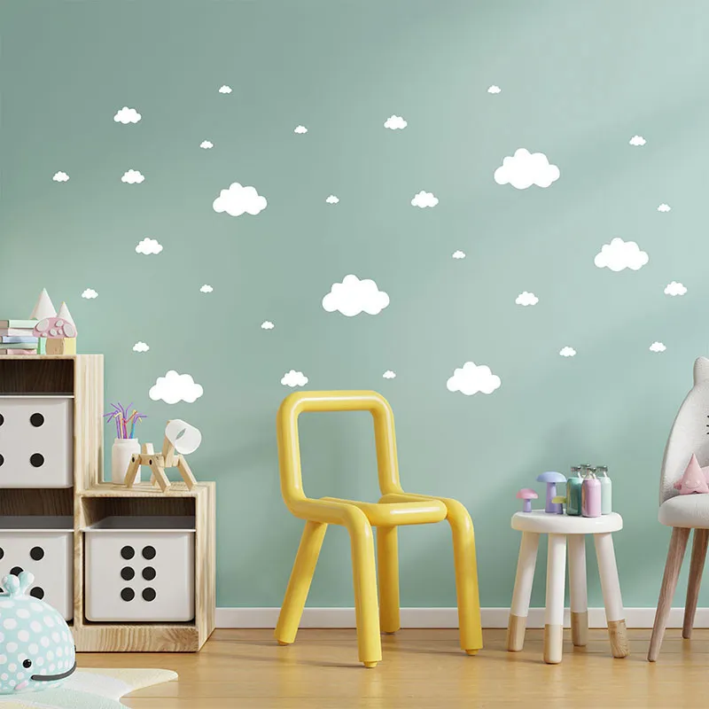 Stickers - 30 Nuages blancs-0