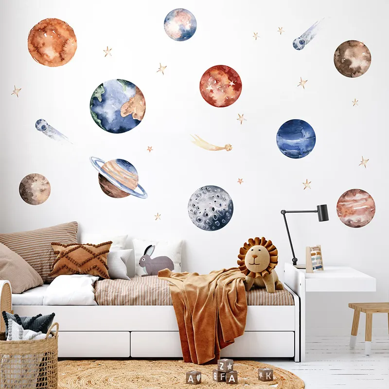 10 stickers - Planètes & Étoiles-0