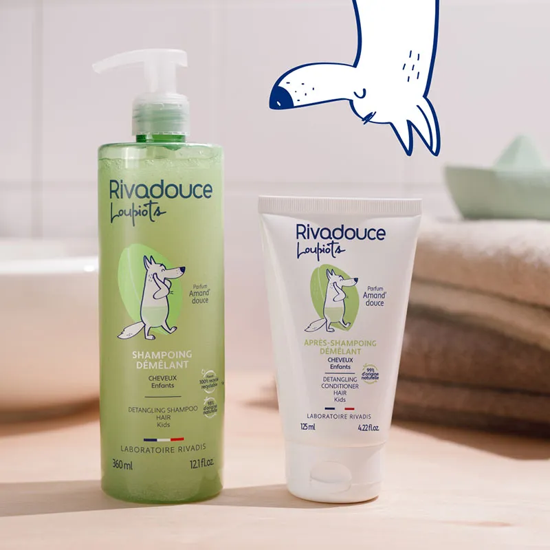 2 Après-shampoing démêlant Loupiots Amand'douce - 2x125ml-4
