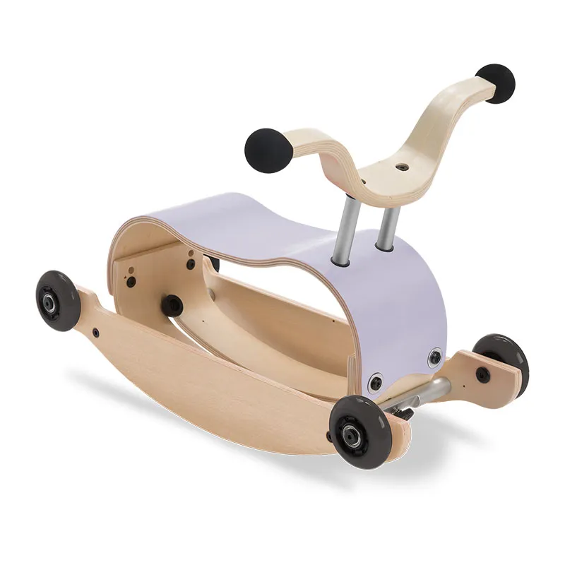 Porteur/Bascule 2en1 Mini Flip Lilas - 9m+-0