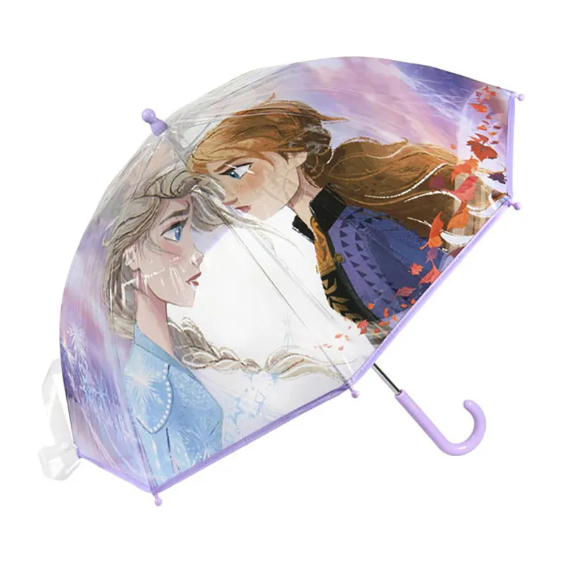 Parapluie La Reine des Neiges 2 Cerda - Transparent/Violet-0