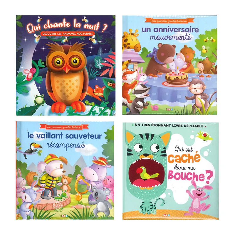 2 Livres 1ère grande histoire + Livre dépliable et cartonné Animaux - 3+-0
